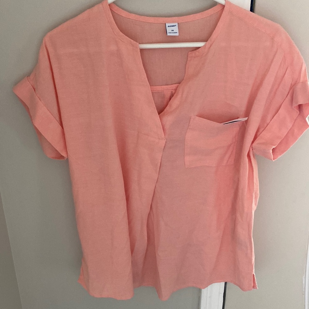 Womens peachy blouse
